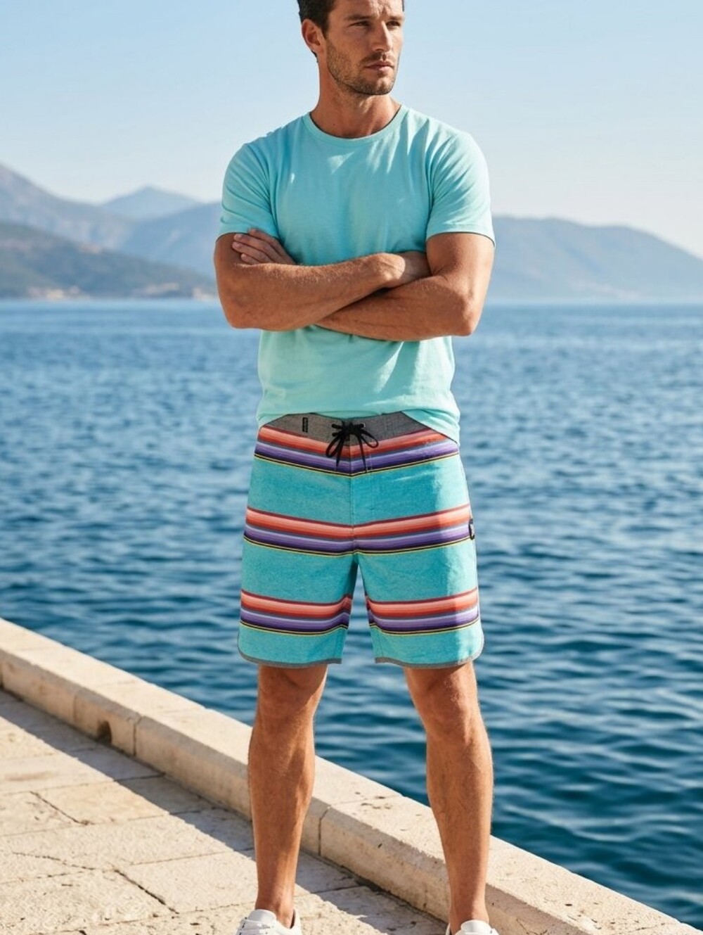 NWT Hurley Men's Black Phantom Serape 18" Boardshorts "Aurora" Aj2062 300", 33
